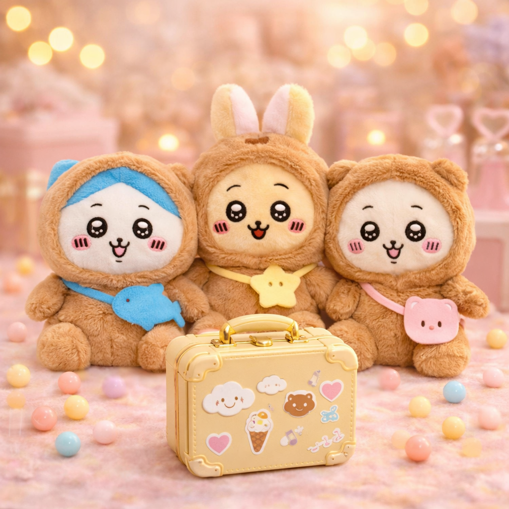 Kawaii Lucky Scoop 14-inch Suitcase Set